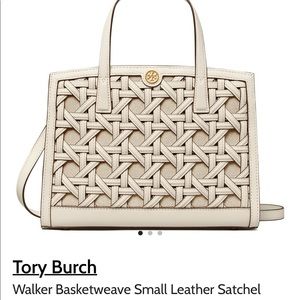 Tory Burch Walker Basketweave Satchel